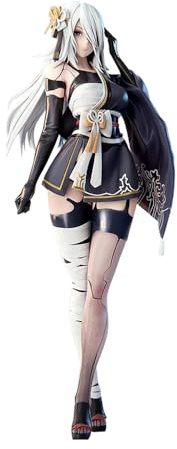 Jilijia Anime Game Yorha 2B Figura de pie No.2 Tipo B Figura de acción 21.5 cm Versión Kimono Autómatas 2B Coleccionables Modelo de juguete Estatua de PVC Adorno Decoración de escritorio Regalos