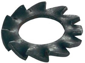Fächerförmige Federringe Innendurchmesser: 6.4 mm M6 DIN 6798 Federstahl 100 Stk. TOOLCRAFT A6 4 D6