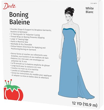 Dritz 572-9BTY Boning, White, 12-Yards