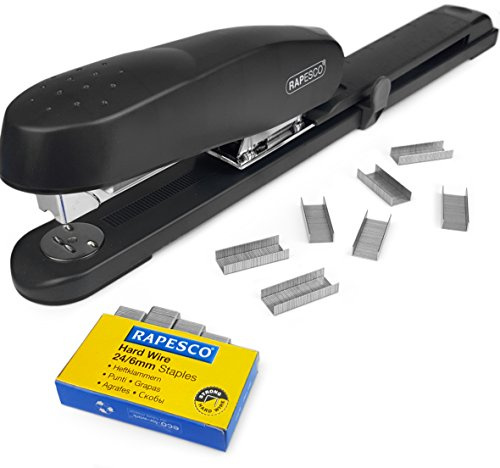 Rapesco Heavy Duty Long Arm Stapler 790 + Rapesco 24/6mm Staples x 5000