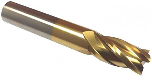 CNC QUALITÄT Schlichtfräser - Schaftfräser D = 6 mm - verschleißfeste TiN Beschichtung