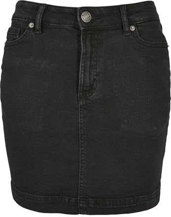 Urban Classics dam Dam Ekologisk Stretch Denim Minikjol Kjol