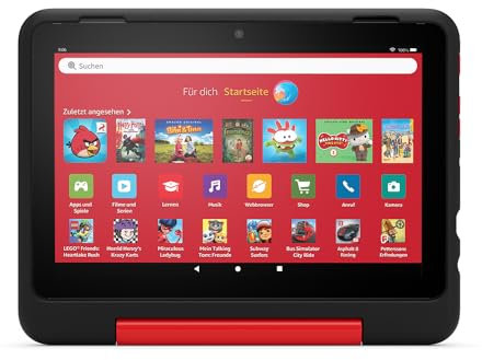 New Amazon Kid-Friendly Case for Fire HD 8 tablet (only compatible with 12th generation tablet), Marvel Avengers