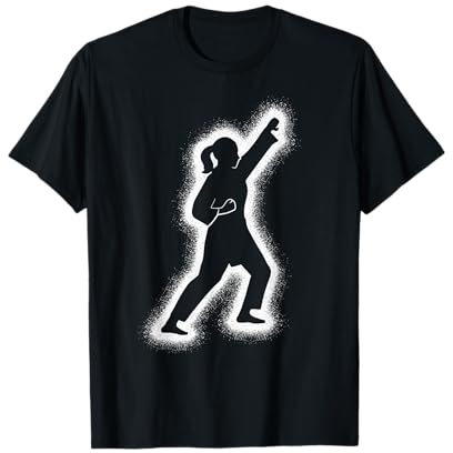 Taekwondo Kampfsport Mädchen Kinder Damen Karate T-Shirt