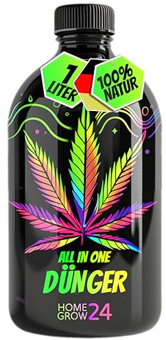 HOMEGROW24 Fertilizzante per piante di cannabis indoor & outdoor Fase di crescita e fioritura Fertilizzante organico per canapa BIOlogique Grow & Bloom I Set (1000 ml)