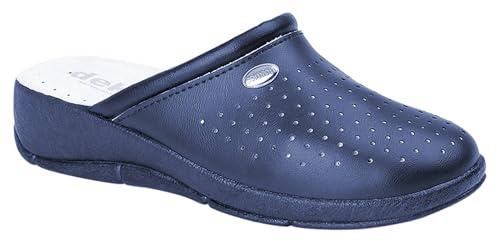 Dek L706 Dam Clog Mule med kilklack, marinblå, 38 EU