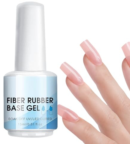 Clear Nail Builder - Gel de renforcement transparent - Formule légère activée par UV - 15 ml - Le durcissement UV LED nécessite des soins de manucure - Solution de réparation protectrice pour les