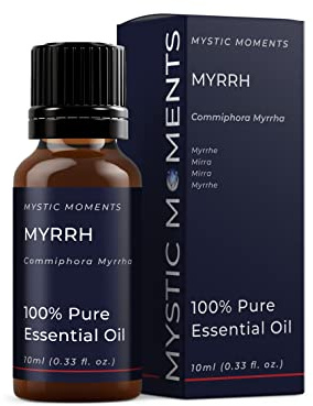 Mystic Moments - Huile essentielle de la myrrhe 10 ml - Huile pure et naturelle pour diffuseurs, aromathérapie et mélange de massage Vegan OGM gratuit