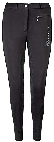 PFIFF 102538 Reithose Winter Damen Grip Vollbesatz, schwarz 140