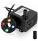 Forever Speed 5W Mini Aquarium Wasserpumpe Teichpumpe Tauchpumpen für Aquarium Teich mit 4 Bunten LED Licht, Regelbare Minipumpe Garten Tauchpumpen für Brunnen,Steingarten,Max Förderhöhe 0.85m,350L/H