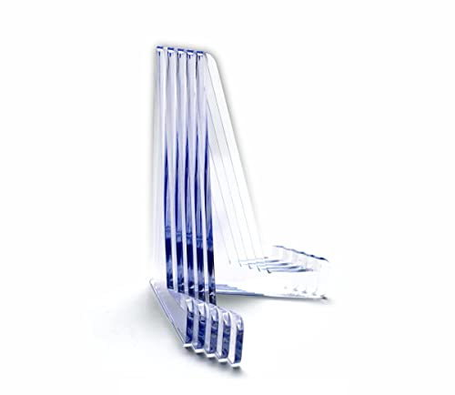 Arkero-G® 5 Stück Clear Stands für Magnetic Card Holder oder PSA Grading Case - Acryl Kartenständer/Kartenhalter für Standard & Small Sammel-Karten z.B. Pokemon, MTG Magic, Yugioh