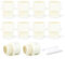 ERGAOBOY 10 pezzi 1-1/2 BSP maschio al connettore bianco del PVC di 50MM, raccordi del tubo di accoppiamento del PVC