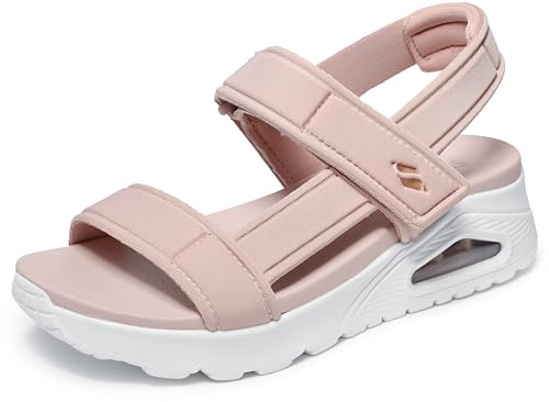 Skechers Damen UNO-Summer Stand2 Sportsandale, Blush, 37 EU