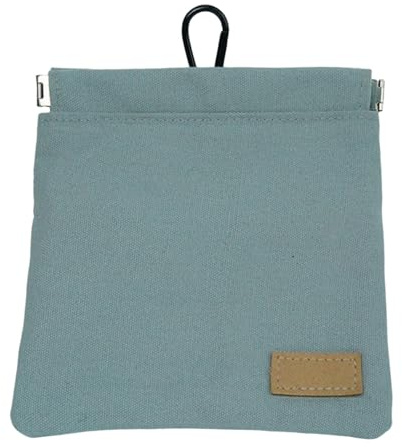 MagiDeal Borsa per dolcetti per Cani, Cibo per Animali, Snack, ricompensa, distributore di Cibo per Cani, Piccola Borsa Portatile per l'addestramento degli, Grigio