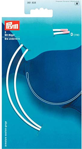 Prym Archetto per Reggiseno 2 Pezzi, Dimensione D110, Bianco