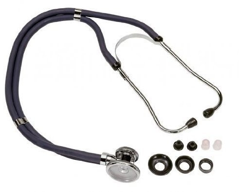 Doppelschlauch Rappaport Stethoskop Schwarz