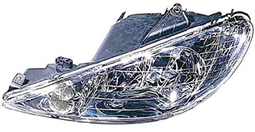 Izquierdo-FARO PRINCIPAL-Eléctrico-Transparente CRISTAL LISO TRANSPARENT LENS H7+H7