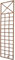 CLP Trigo espaldera metálica para Montaje en Pared I Ayuda para trepar por la Pared I Valla enrejada de Metal Pintado I, Color:Antiguo marrón
