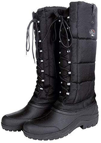 HKM Unisex Husky Winterthermostiefel, Schwarz, 38