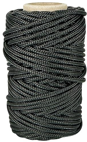 Polyesterkordel 3mm * 50m. Rope Nylonseil Schnüre. für Outdoor, Garten und Heimwerker. Schwarz