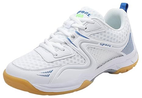 Badmintonschuhe,Volleyballschuhe,Squashschuhe Badminton Schuhe Herren Damen rutschfest Tischtennis Schuhe Herren Bequeme Atmungsaktiv Sportschuhe FüR Badminton Tischtennis