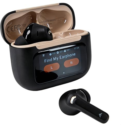 AGM Buds 9 In-Ear Bluetooth Kopfhörer,Drahtlose Kopfhörer mit Individuellem Sound,6H+24H Akkulaufzeit,ANC + ENC-Anrufgeräuschunterdrückung,Drahtloses Laden,Type-C-Laden,Tastensteuerung