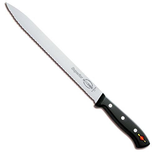 F. DICK Aufschnittmesser Superior 28 cm - rostfrei, Klinge extra scharf, Wellenschliff, 56 HRC, Brotmesser ergonomischer Griff hygienisch - Spezialstahl Küchenmesser - Profi Messer – 81034282