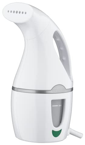 Conair Handheld Travel Garment Steamer for Clothes, CompleteSteam 1100W, For Home, Office and Travel, White