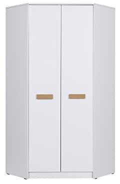 Design Möbel Kleiderschrank Eckschrank Schrank Garderobenschrank Gaderobe Wohnzimmerschrank Wohnzimmer Kinderzimmer Schlafzimmer Regale und Schränke mit Schubladen Gustavo 08