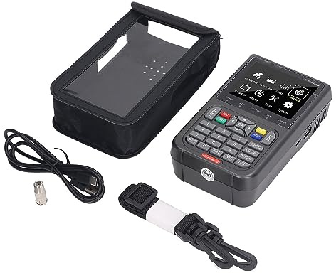 Satellite Finder V8 Satellite Finder Signalmätare Uppgraderad TV D V B-S2 / S 2 X Receiver Sat Detector 3,5 Tum LCD-skärm