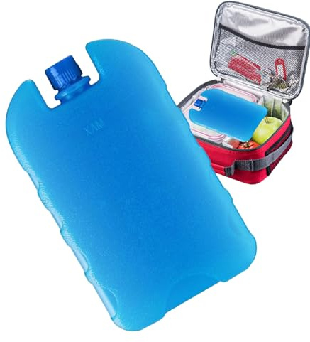 Batteria di raffreddamento, borsa per il ghiaccio per ventilatore e scopi di raffreddamento, elementi refrigeranti portatili per campeggio, casa, cucina, allattamento, picnic e veicolo