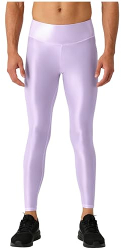 Yihuimin Olja strumpbyxor herr nylon strumpbyxor yoga leggings sporttights mjuka släta ultratunna löpartights pilates byxor fitness outfit