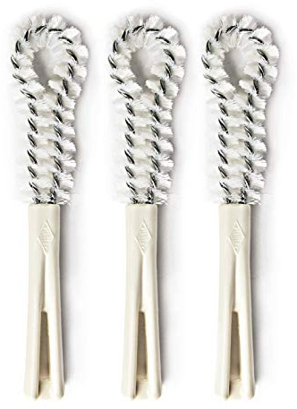 Fuller Brush Dental Plate Brush - Soft Hygienic Denture Cleaner - Small & Flexible Cleaning Tool for Dentures & Plates - Oral Hygiene for Men & Women (Pack of 3)