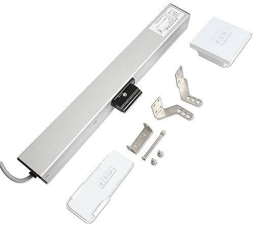 Ouvreur de Fenêtre Electrique 24V avec Télécommande et Interrupteur pour Ouverture/Fermeture Automatique Fenêtres à battants, Puits de Lumière, Évent de Toit, Max 400N (Couleur : 24V Motor+Remote+Swi