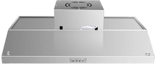Cooker Hood, Extractor Fan For Kitchen W/Dishwasher Safe Aluminium Grease Filter, 4000-20000（m3/h）Airflow, LEDs, Touch Controls Cooker Hoods, Wall Mount Steel Fan Vent Hoods ( Color : 100*60*45 , Size