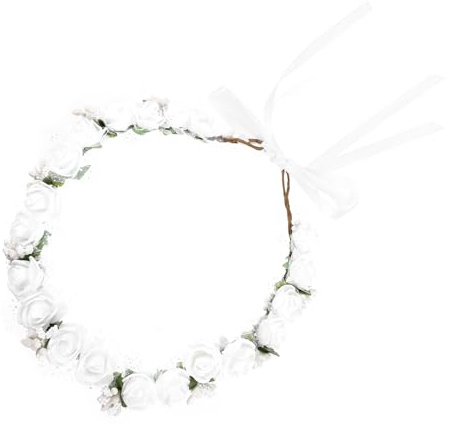 PLAFOPE Faux Blomsterkrans Huvudband Fotografi Accessoar För Bröllop Och Fester Lätt Och Hudvänlig Vuxna