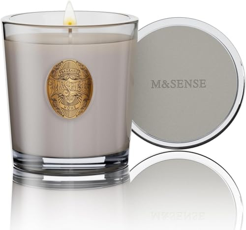 M&SENSE Doftljus 260 g I'm Coconuts About You naturliga sojavaxljus 55 timmar lång brinntid, perfekta julklappar för kvinnor och män