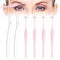 AOZUO Ensemble de 6 rasoirs à sourcils de précision pour femmes, épilateur facial, rasoir exfoliant multifonction pour femmes et hommes