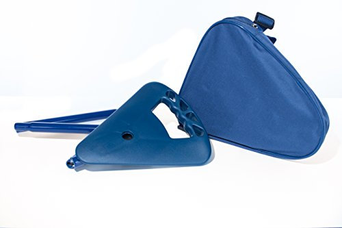 Flipstick Sitzstock faltbar mit Tasche blau
