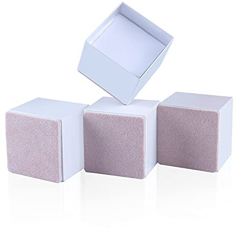 Möbelerhöhung 5cm aus Karbonstahl, Breiterer Möbelerhöher für 1000 kg Betthöher Tischerhöher, Betterhöhung Tischerhöhung Stuhlerhöhung fügt 2 Höhe, Elefantenfuß Platzsparender Bedding 4 Stück