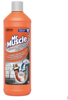Mr Muscle Niagara Cucina Gel, Stura Lavandini e Scarichi, Disgorgante Forte per Tubi e Scarichi della Cucina, 1 Confezione da 1000ml