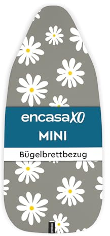 Encasa XO Överdrag för strykbräda, stoppning 3 mm 72 x 30 cm grått