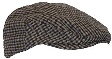 WALKER AND HAWKES - Children's Wool Colton Flat Cap - Brown - 48cm