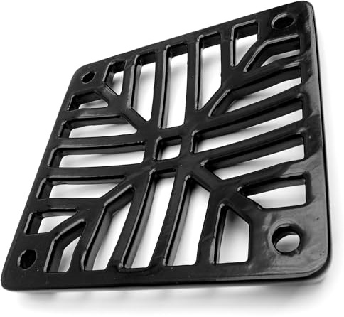 Jones & Grey Square Cast Alloy Metal Drain Cover Gully Grid Grate 6 Inch