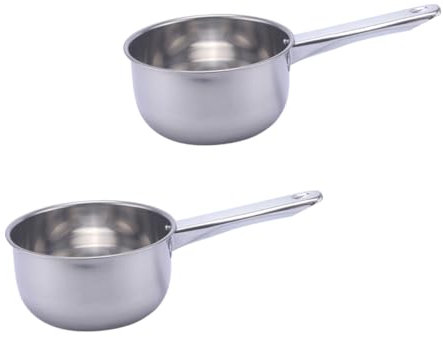 Garneck 2stücke Stahl Wasserschöpfkelle Verdickt Schöpfkelle Für Restaurant Speisesaal Mit Langem Griff Für Händewaschen Küche Haushalt