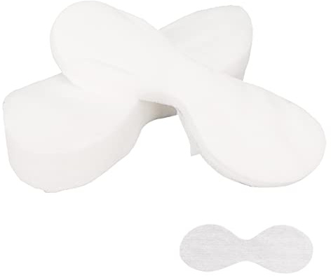 Almohadillas desechables para ojos, 100 Uds., finas, para promover la absorción de agua, salón de belleza, hoja para el cuidado de la piel de los ojos