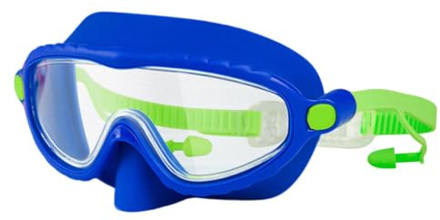 Pojkars goggles med nässkydd Imfria vattensportglasögon | Justerbara, splitterfria linser med nässkydd För åldrarna 4-15 pojke flicka ungdom sjö älv hav sommar snorkling