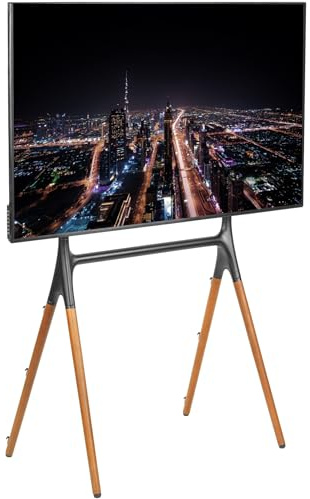 VIVO Artistic Easel 49 to 70 inch LED LCD Screen, Studio TV Display Stand, Adjustable TV Mount with 4 Legs STAND-TV70A