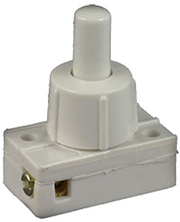 K M Electronics® 1 X MINI Miniature 2A 2 AMP ON Off Mains 240V Push Button Press Switch LAMP Light