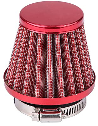 ETOPARS Röd motorcykel luftintagsfilter kit universal automatisk kall luftintag filter 42 mm 43 mm 44 mm ren klämma luftfilter induktionsförgasare off road skoter